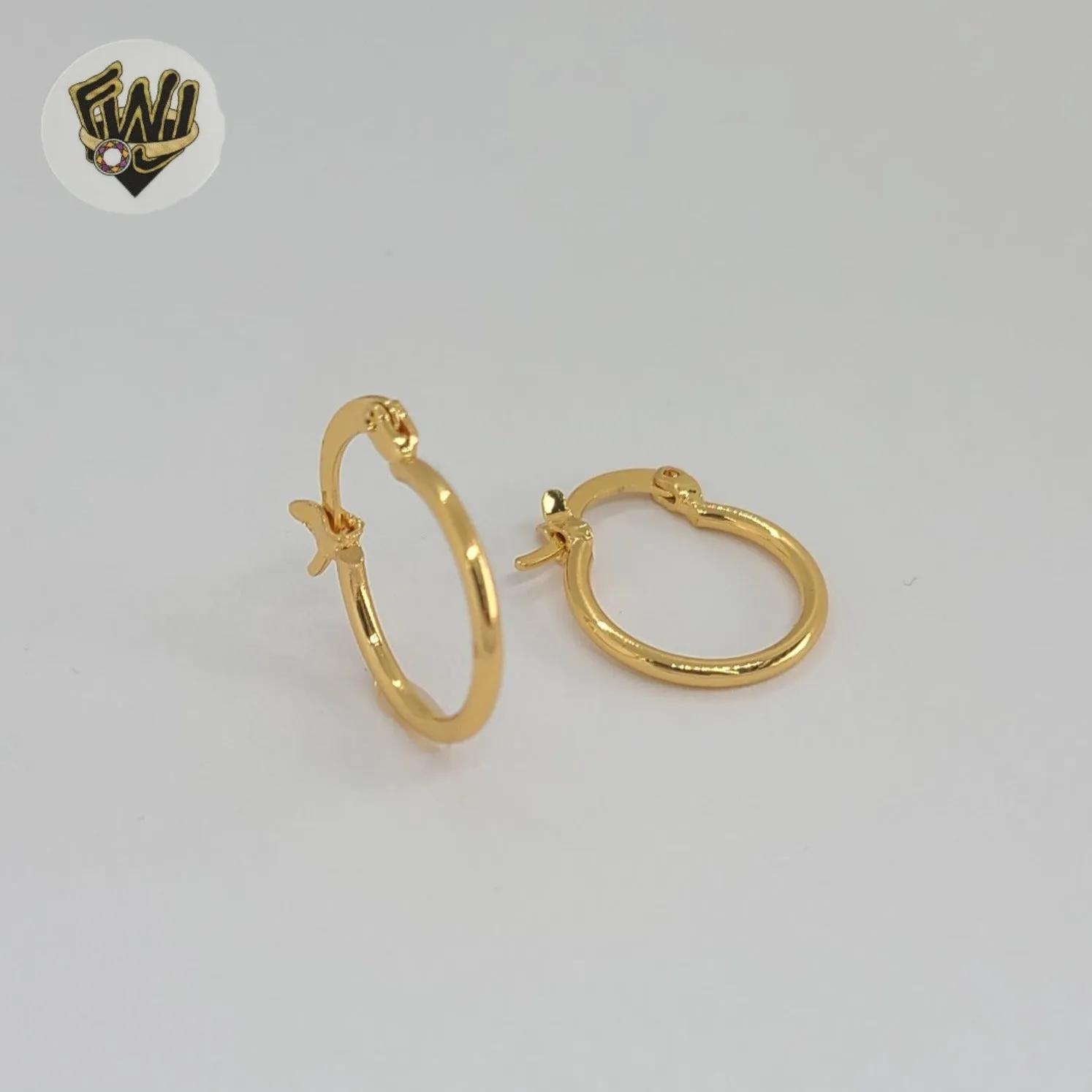 (1-2801-1) Gold Laminate - Plain Hoops - BGO