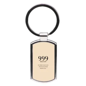 999 - Angel Numbers Luxury Keyring