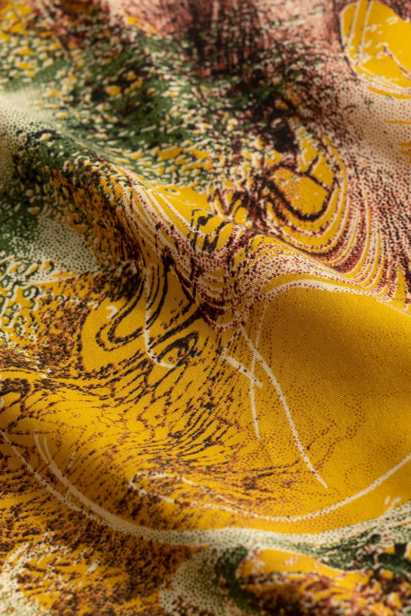 Abstract Ambiance Yellow Shirt