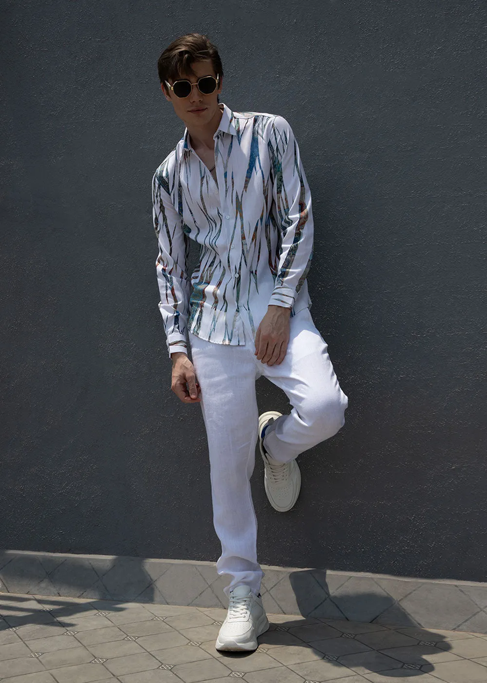 Abstract Brushstroke Shirt