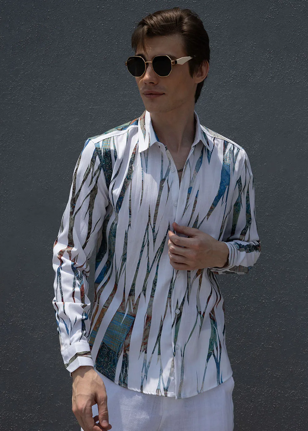 Abstract Brushstroke Shirt