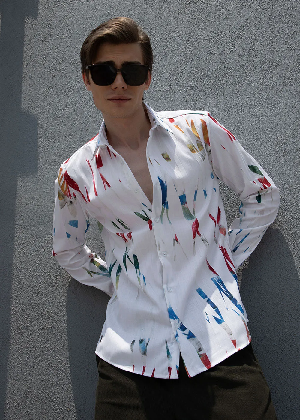 Abstract Multicoloured Shirt