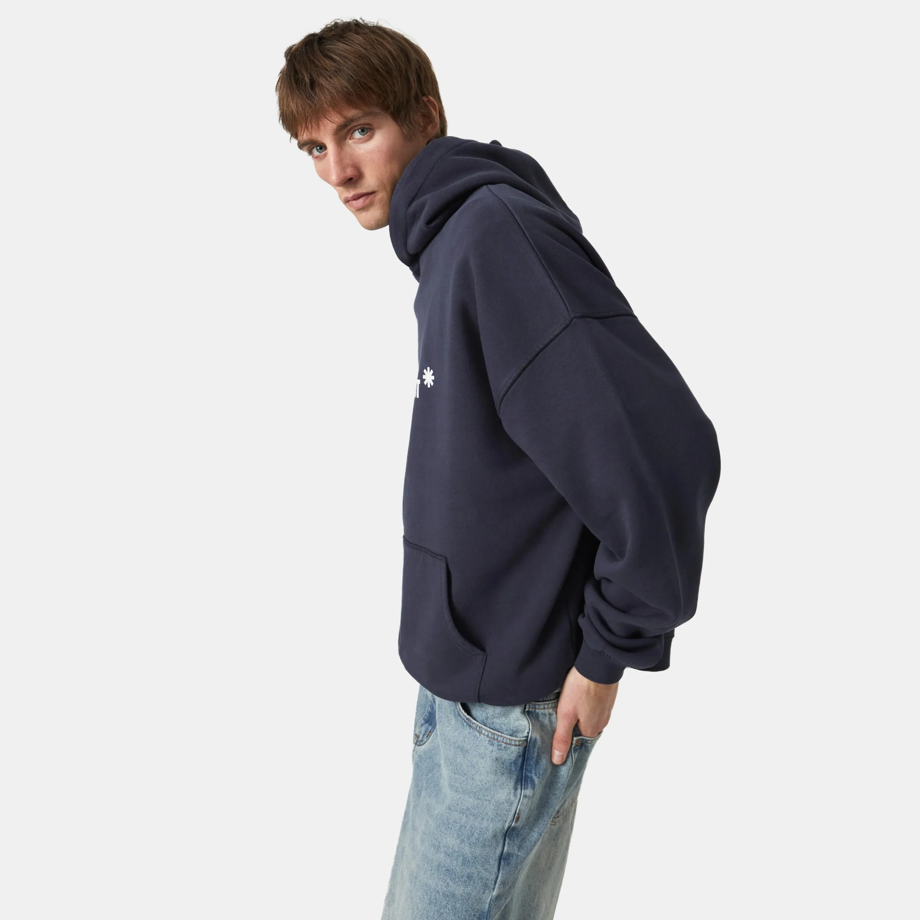 Adore Navy Oversized Hoodie