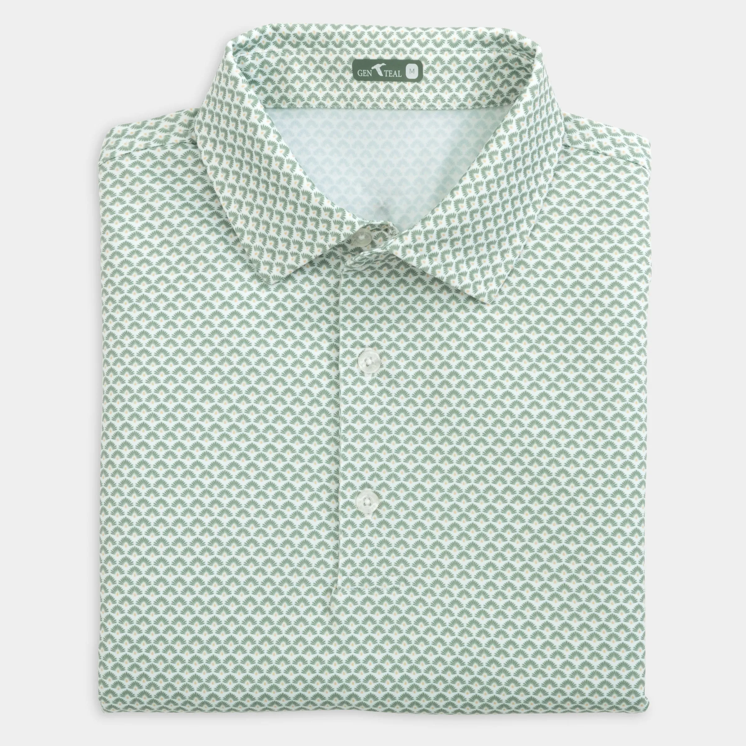 Agave Printed Performance Polo