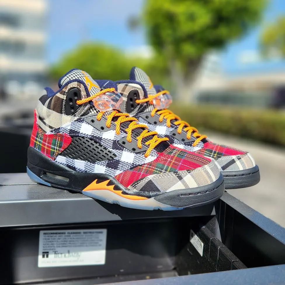 Air Jordan 5 Retro SE GS 'Plaid'