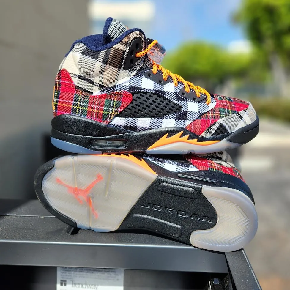 Air Jordan 5 Retro SE GS 'Plaid'