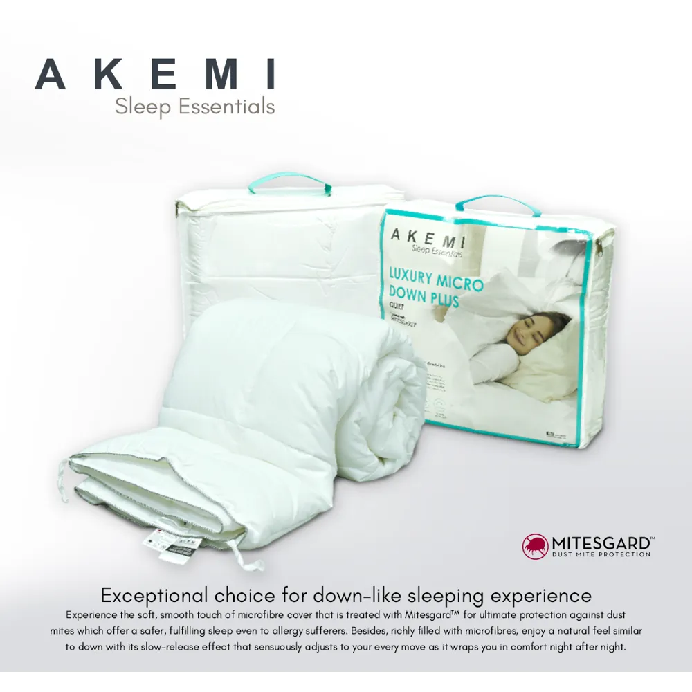 Akemi Sleep Essential Luxury Micro Down Plus Quilt King