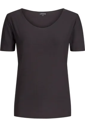 Alma Slimfit T-shirt | Sort | T-shirt fra Liberté Essentiel