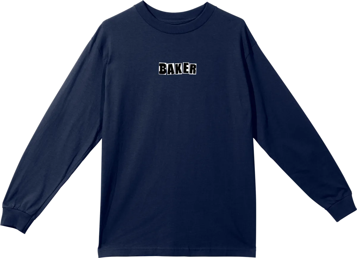 Baker Brand Logo Long sleeve - Navy