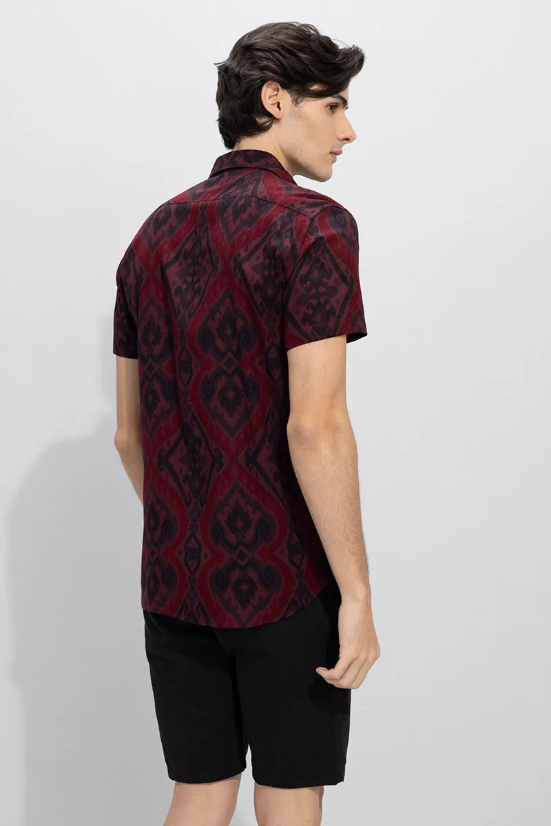 Barocco Maroon Shirt