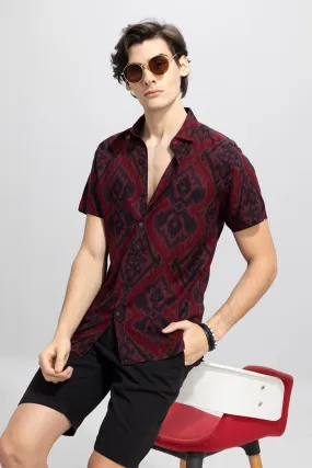 Barocco Maroon Shirt