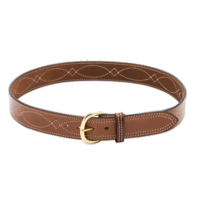 Bianchi Reversible Fancy Stitched Belt, 1.75"