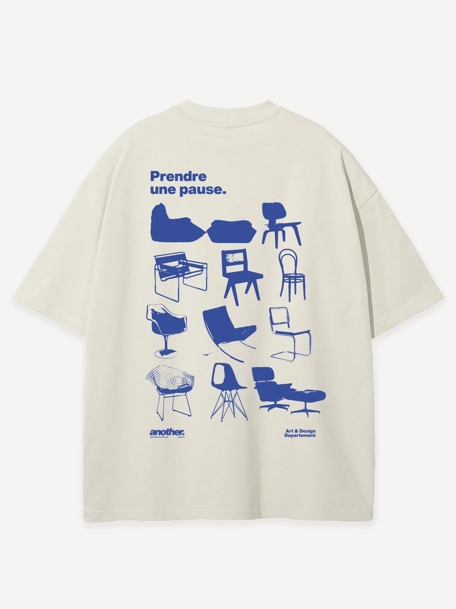 Blue Chairs Oversized T-Shirt