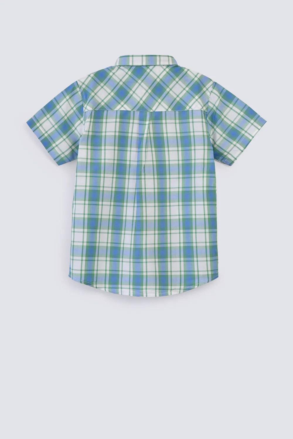 BOYS POCKET PRINTED SHIRT