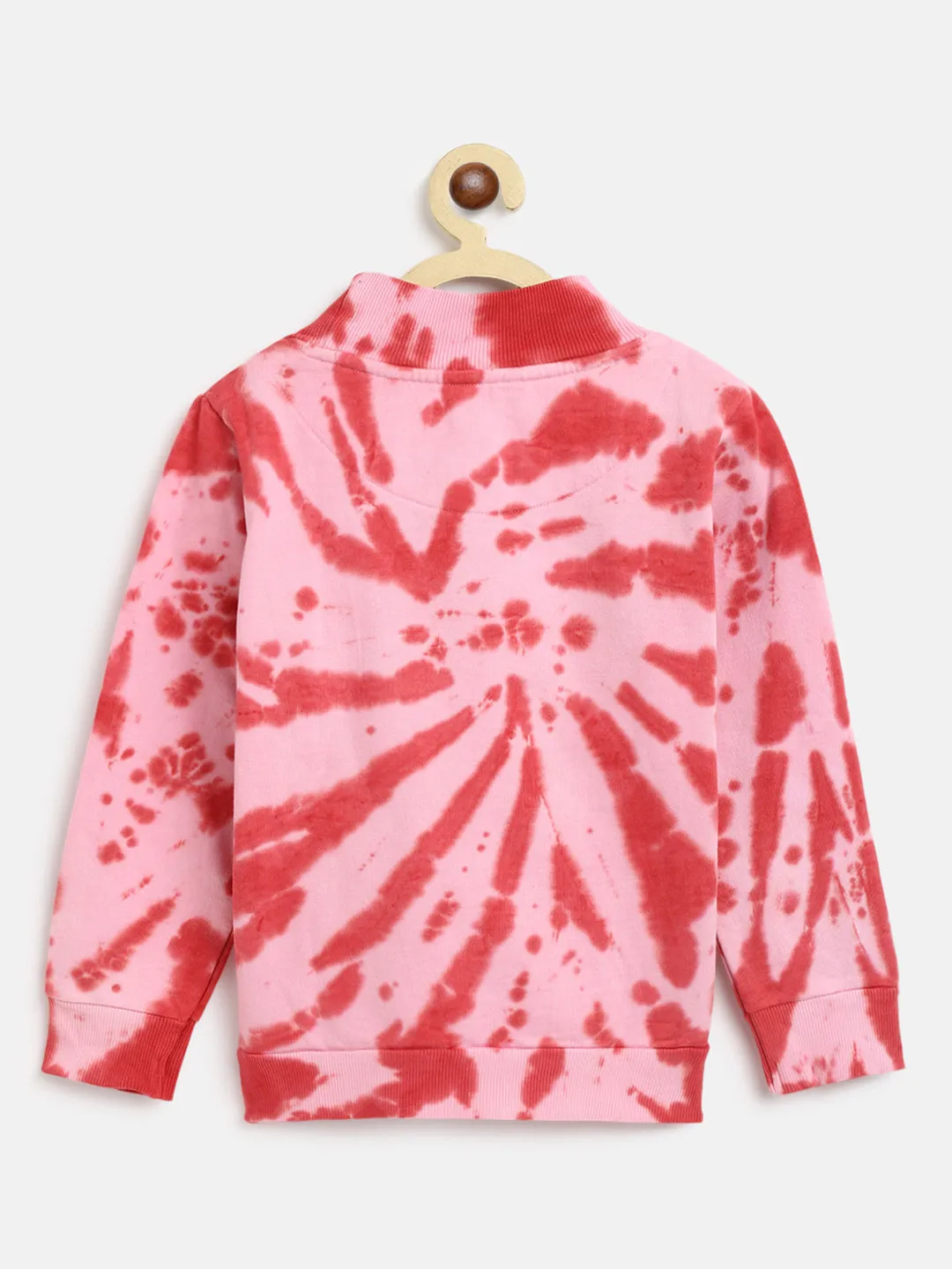 Boys Red Printed Sweatshirt