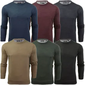 Brave Soul Men's Plain Crew Neck Jumper