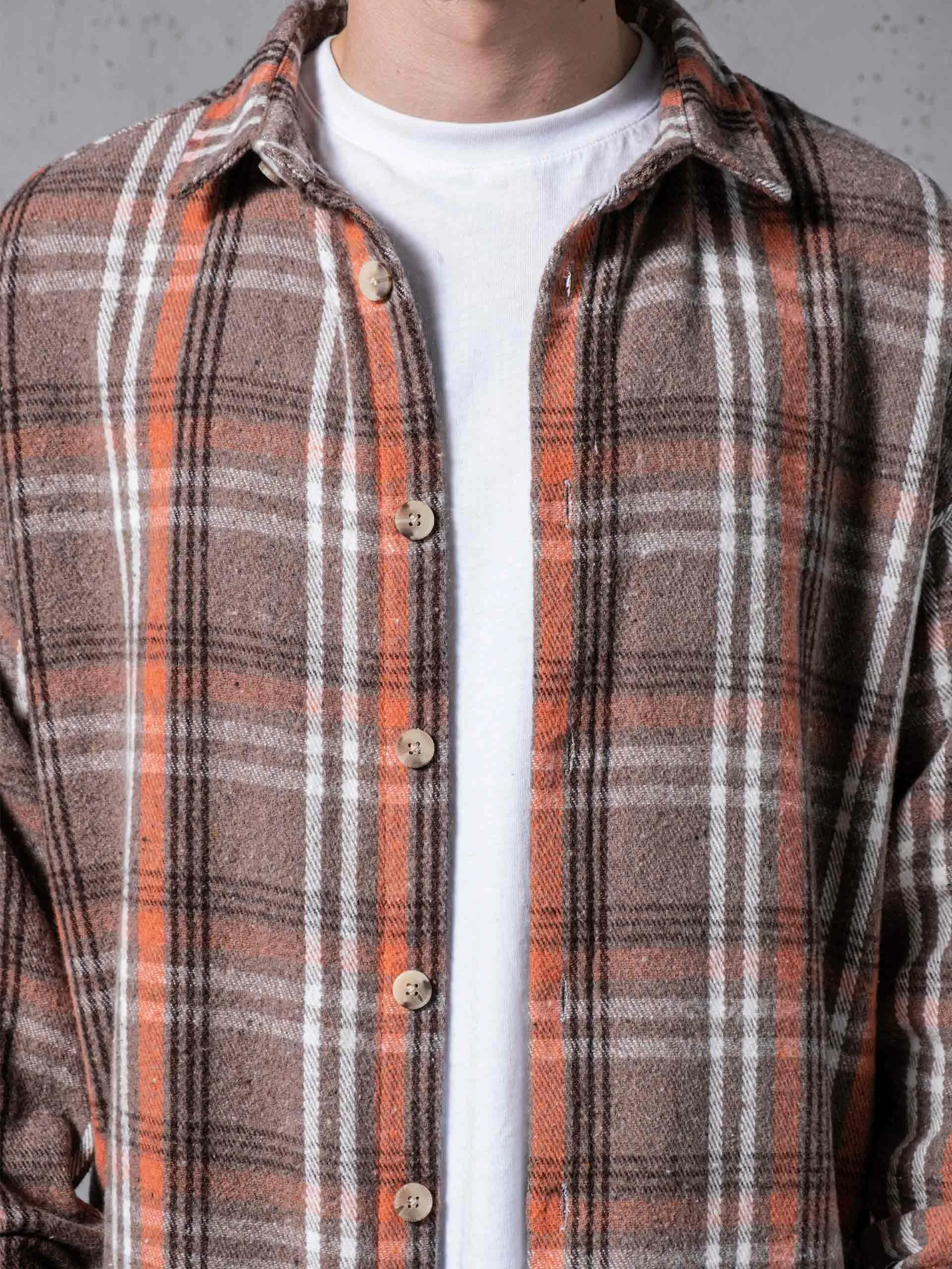 Brown Flannel Shirt