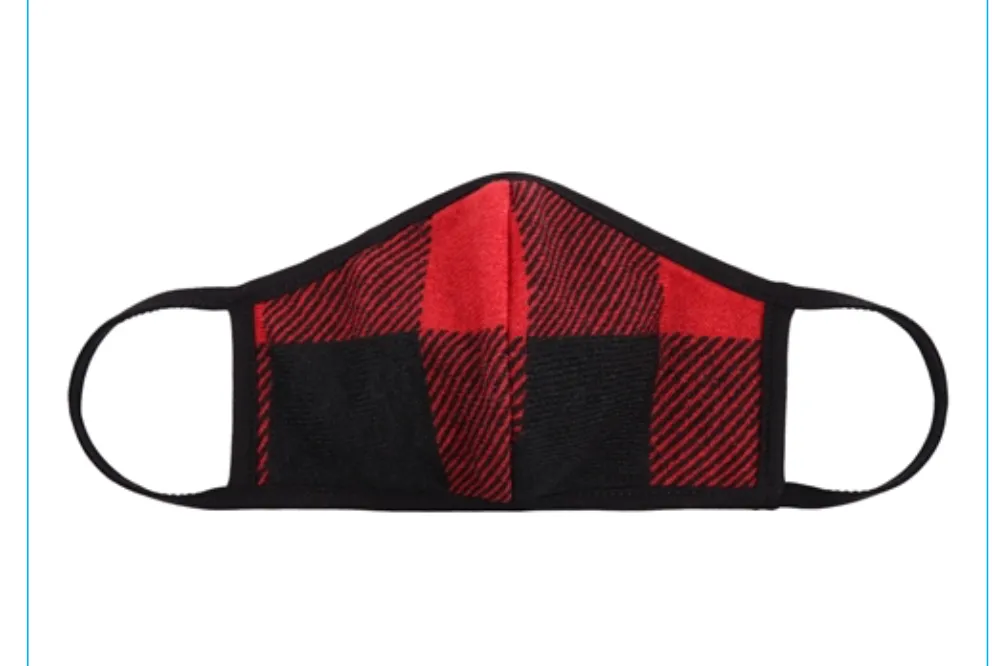 Buffalo Plaid Masks ( 2 colors )