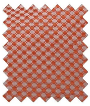 Burnt Orange Patterned Wedding Swatch