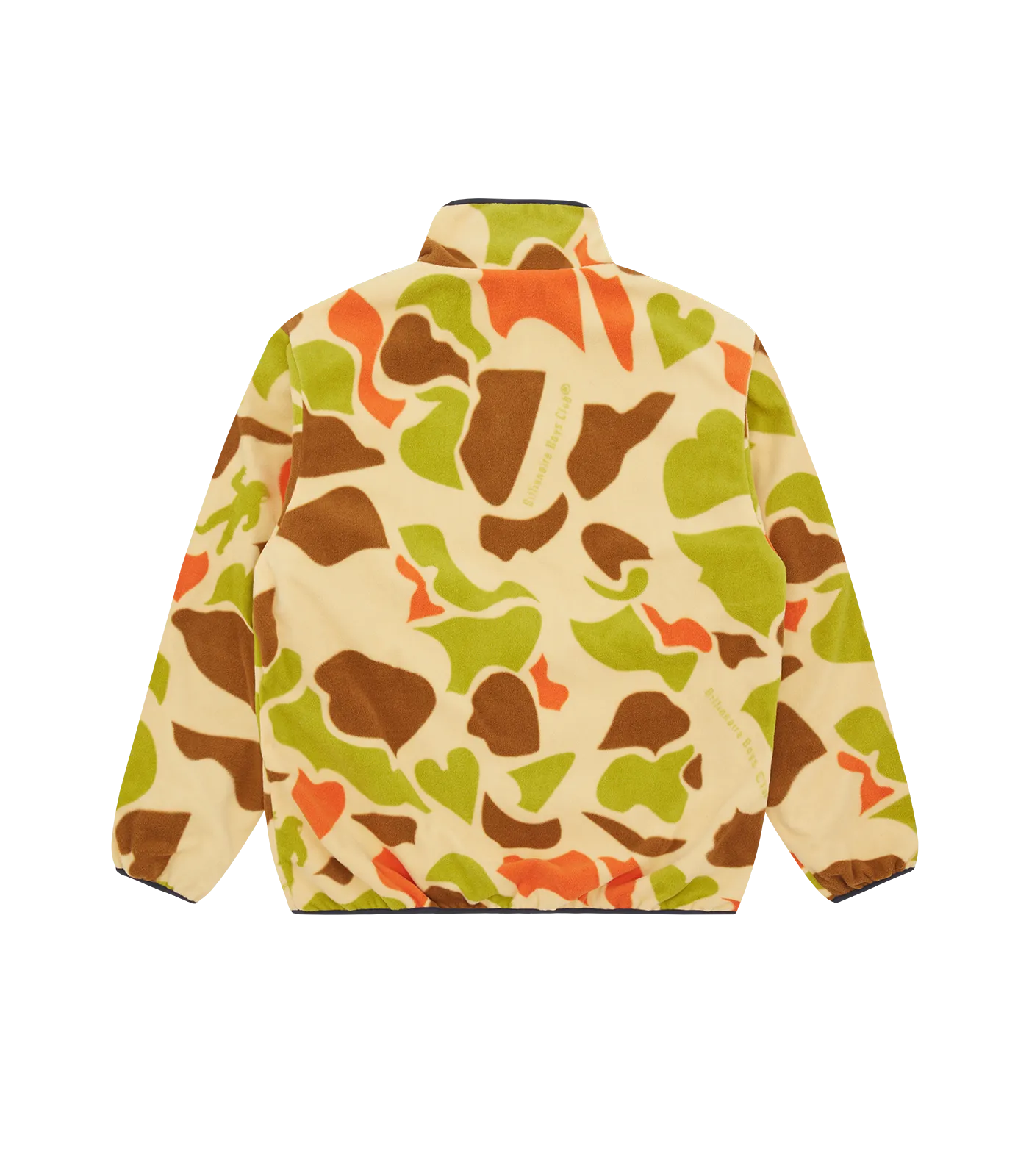 CAMO REVERSIBLE FLEECE JACKET - BEIGE