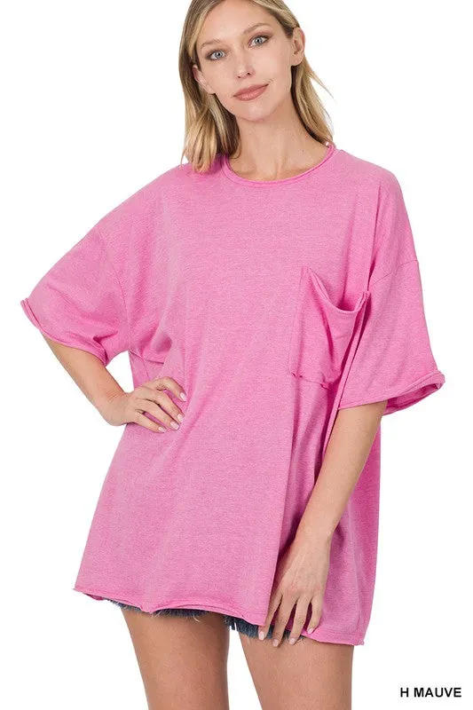 Casey Lilac Oversized Tee