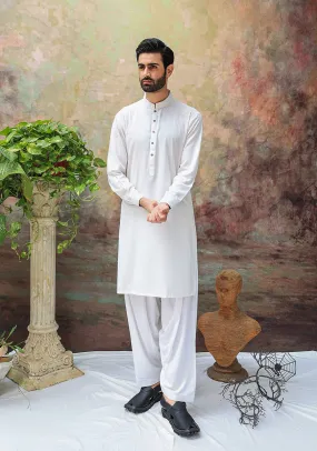 Classic Ayuthia Cloud Dancer Slim Fit Plain Suit