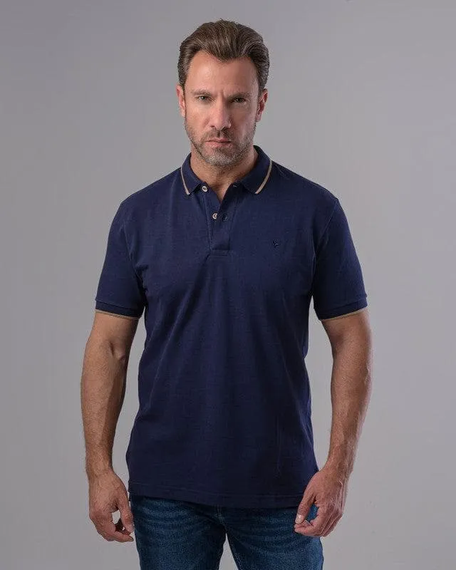 CLASSIC FIT PLAIN POLO SHIRT - NAVY