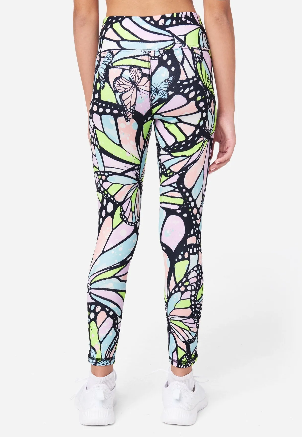 Collection X by Justice Patterned Cutout Leggings