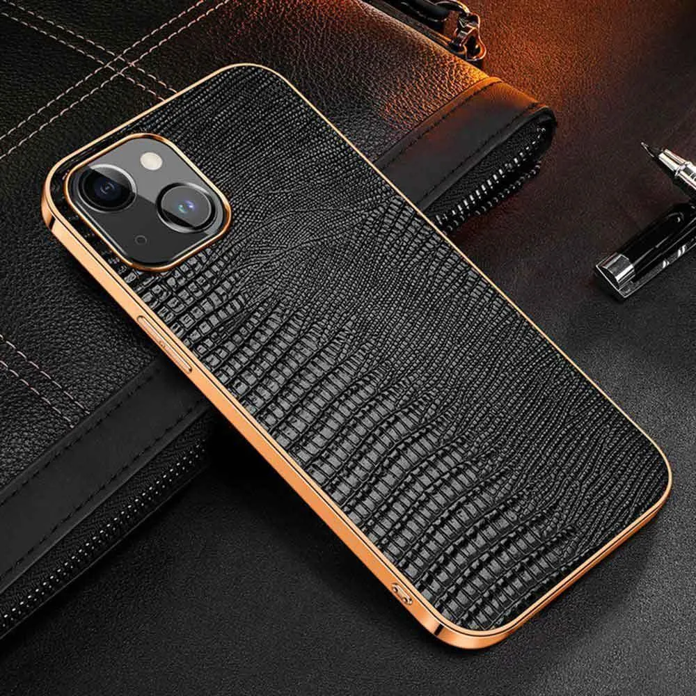 Contra Luxury Genuine Leather iPhone Case