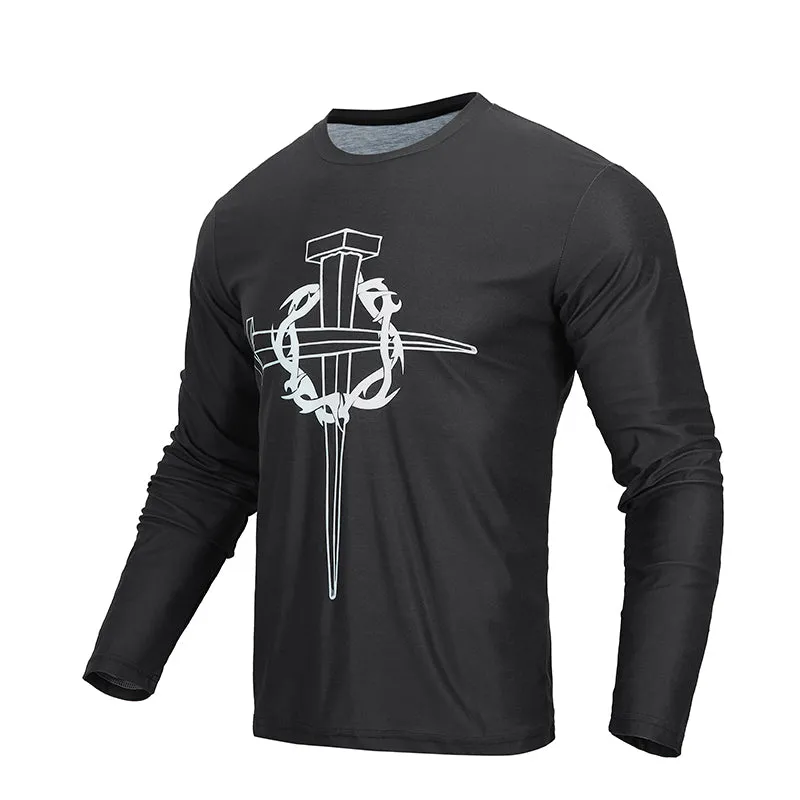 CROSS PRINTED LONG SLEEVE