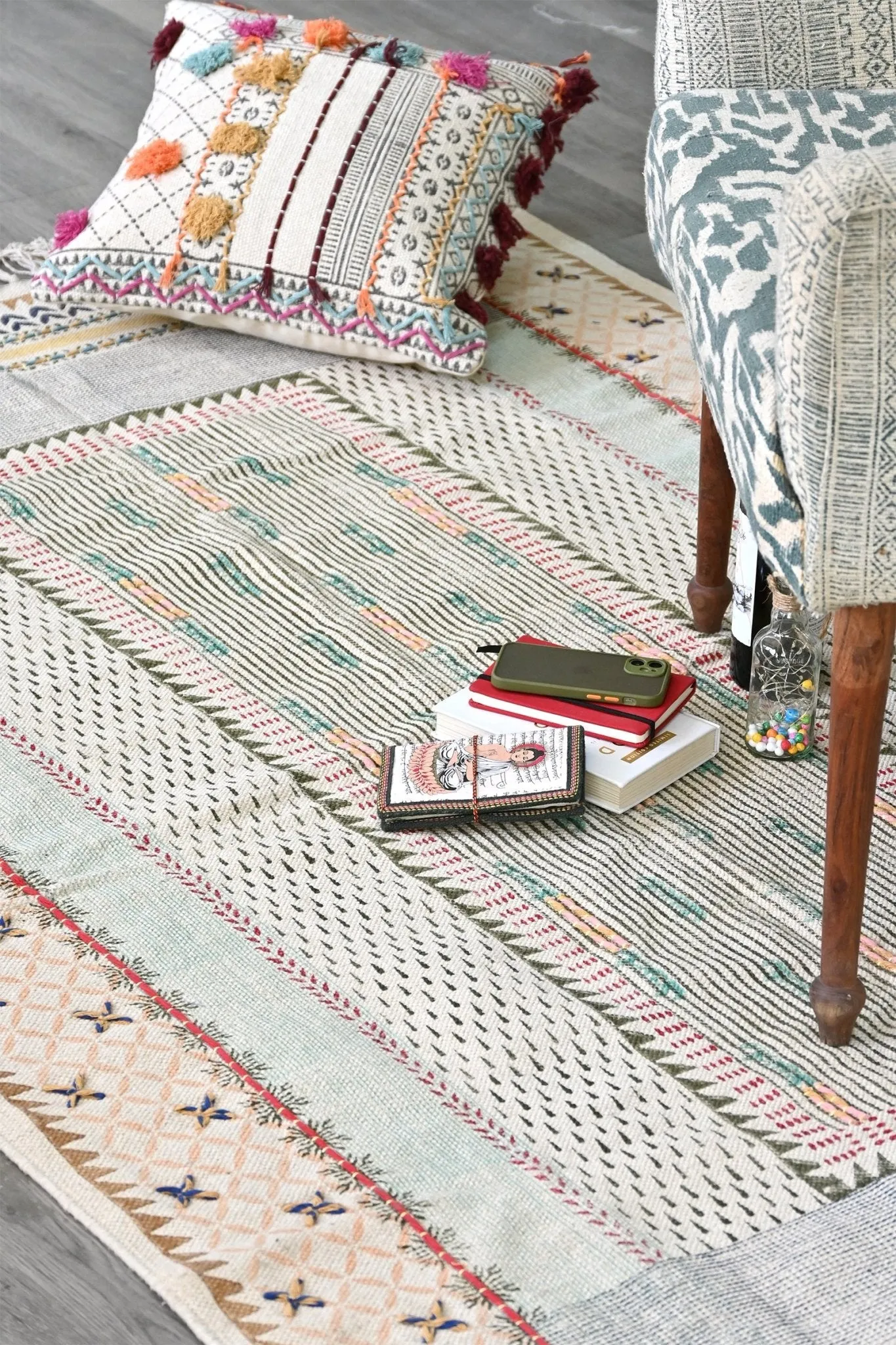 DARIBA - BLOCK PRINTED RUG