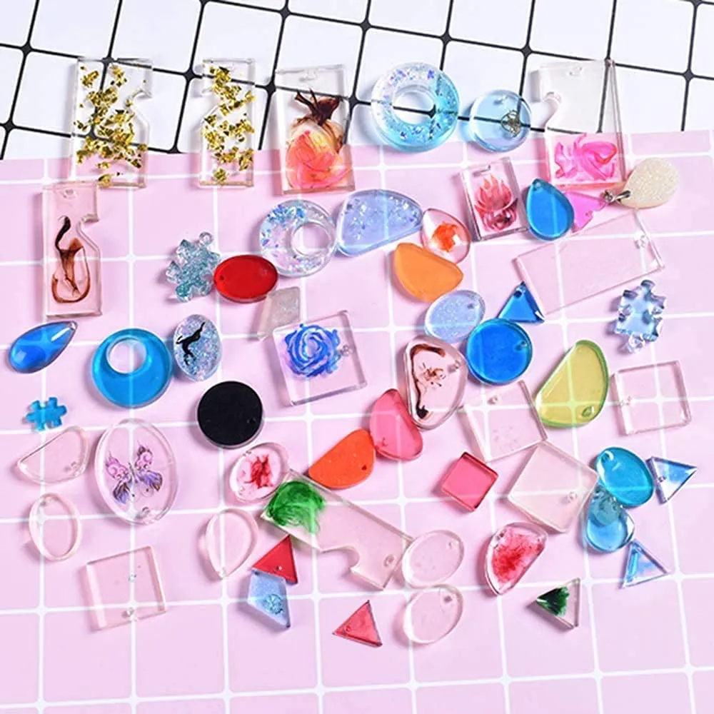 Designer Earring ,Pendant Geometrical patterned Mould Silicone Mold for casting Epoxy resin