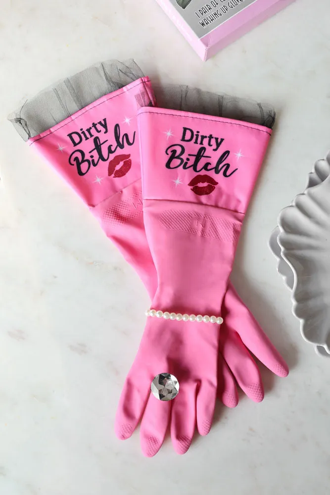 Dirty Bitch Luxury Washing-up Gloves