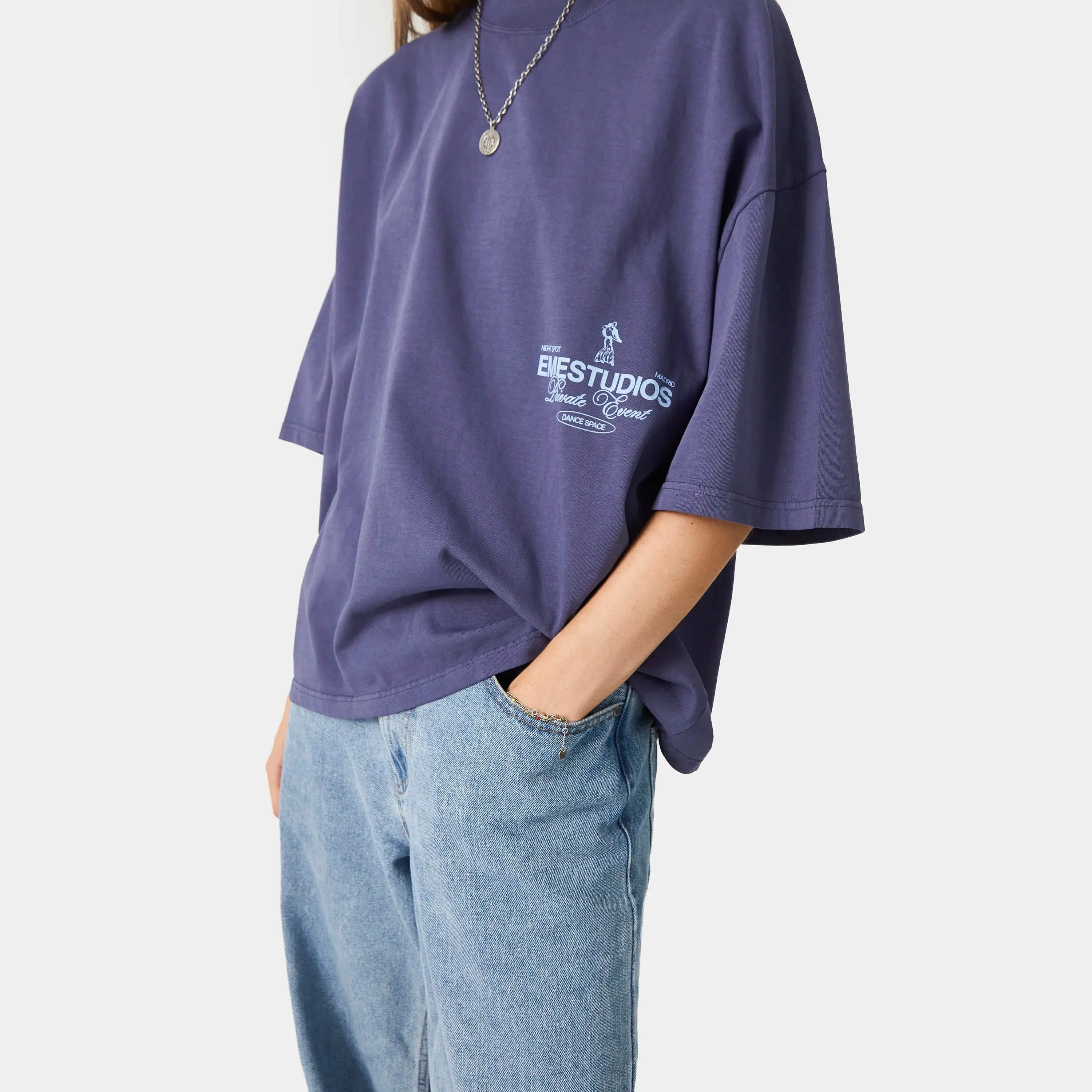 Disco Indigo Oversized tee