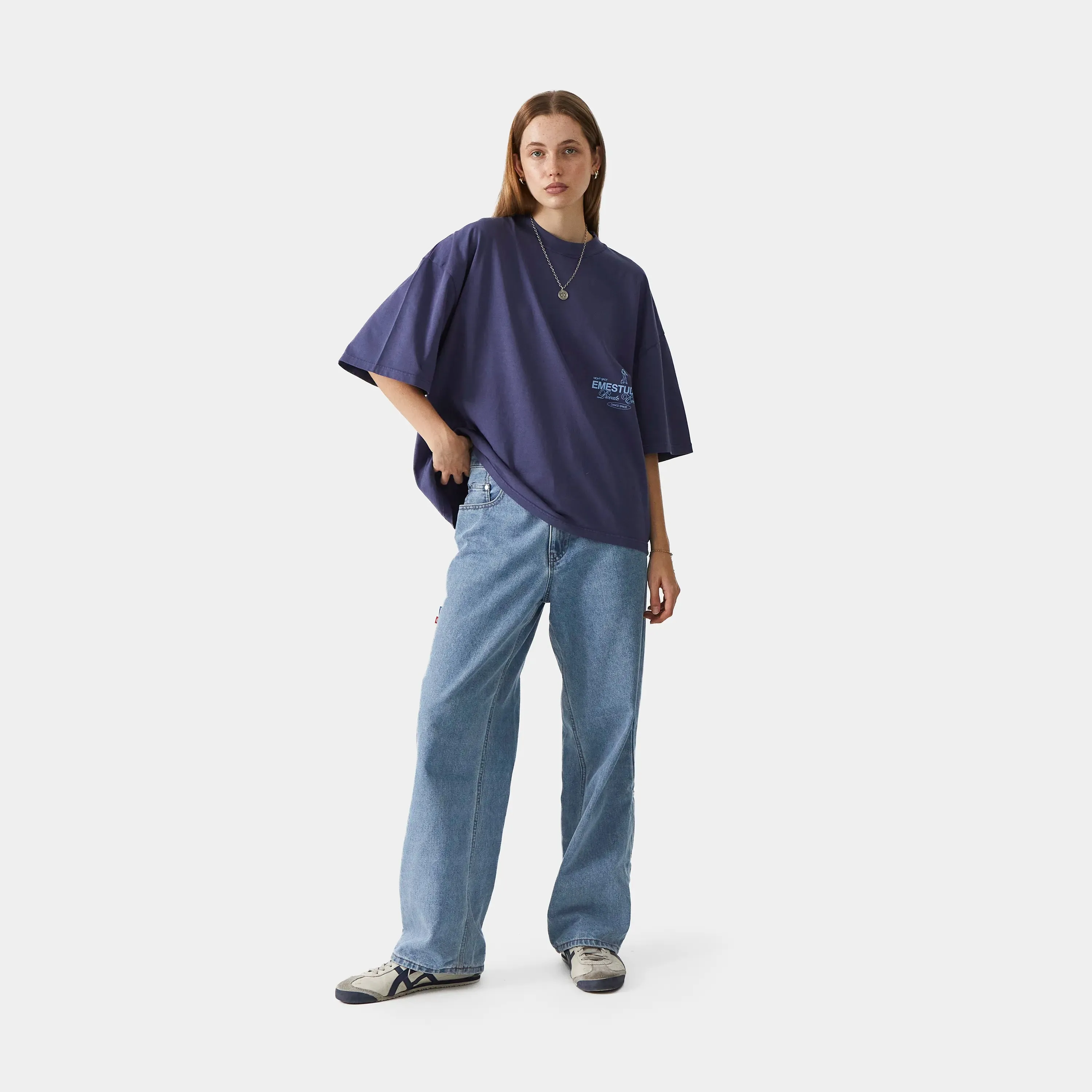 Disco Indigo Oversized tee