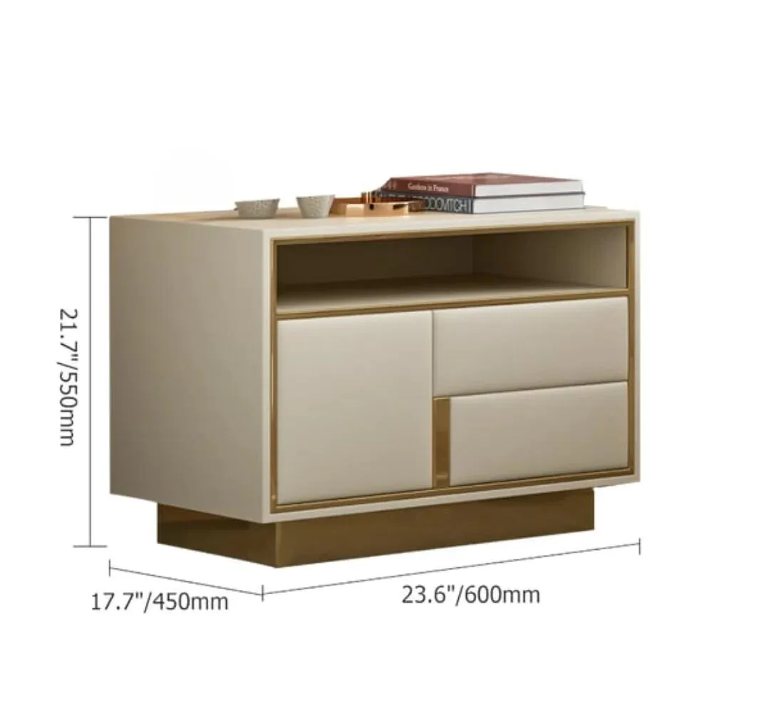 Dollar Luxury Side Table With 2 Drawers