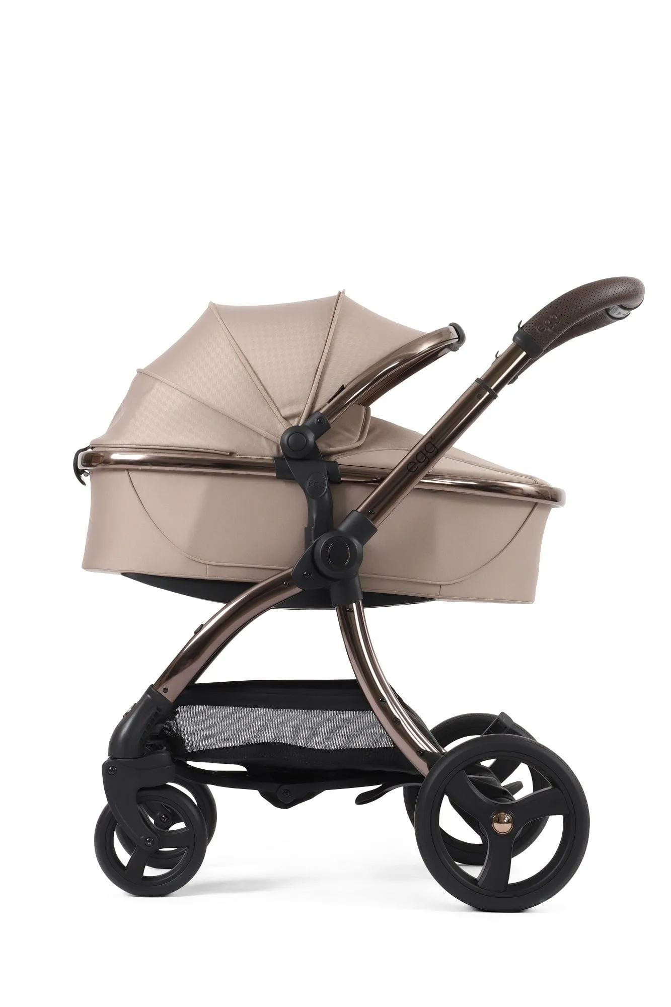 Egg 3 Luxury Shell i-Size Travel System - Houndstooth Almond