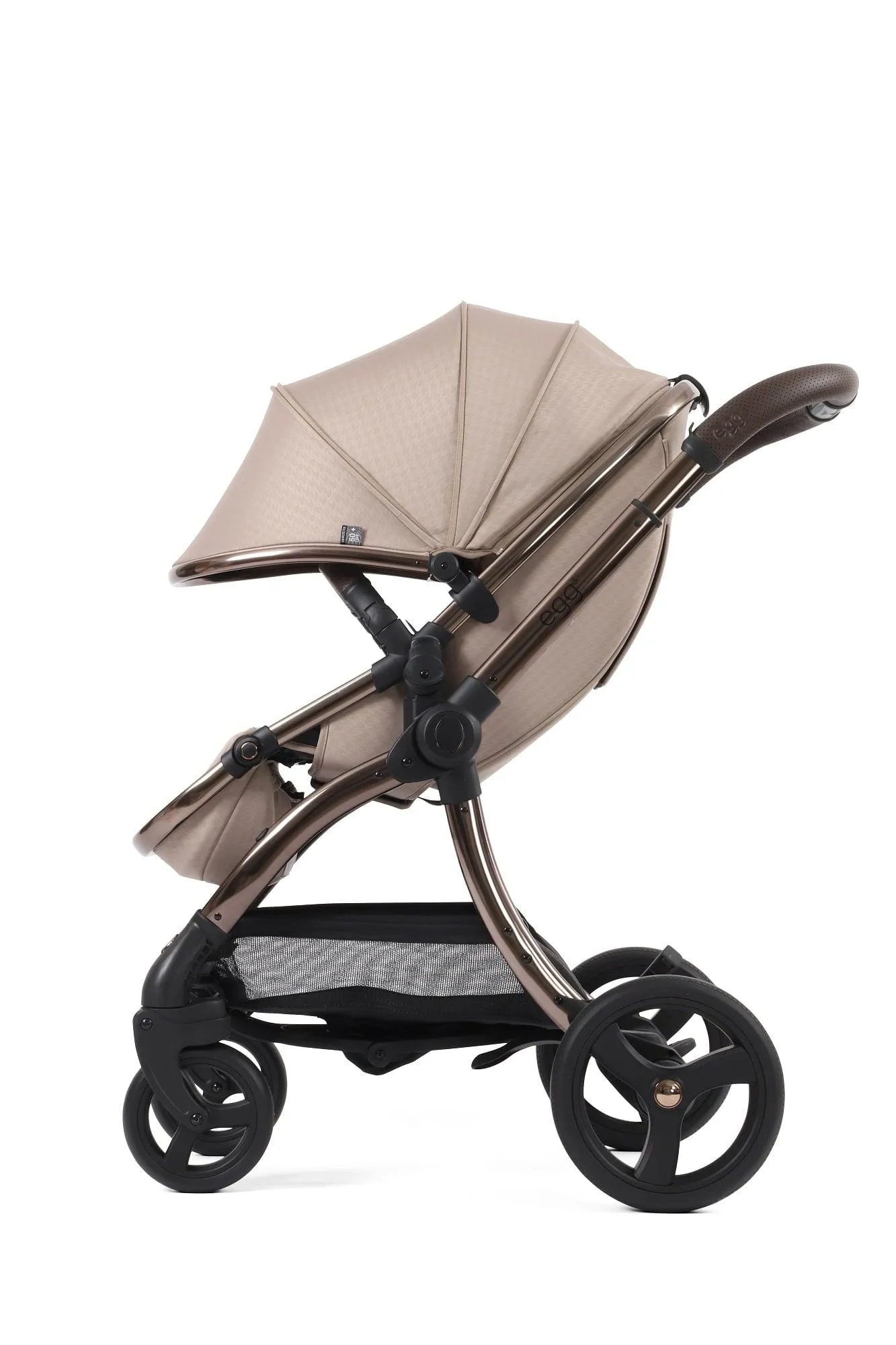 Egg 3 Luxury Shell i-Size Travel System - Houndstooth Almond