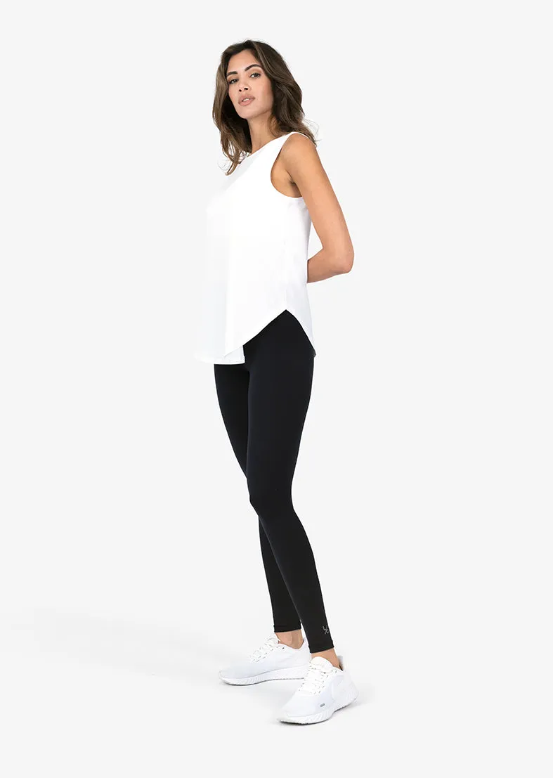 Elevate Aloe Reversible Long Tank White