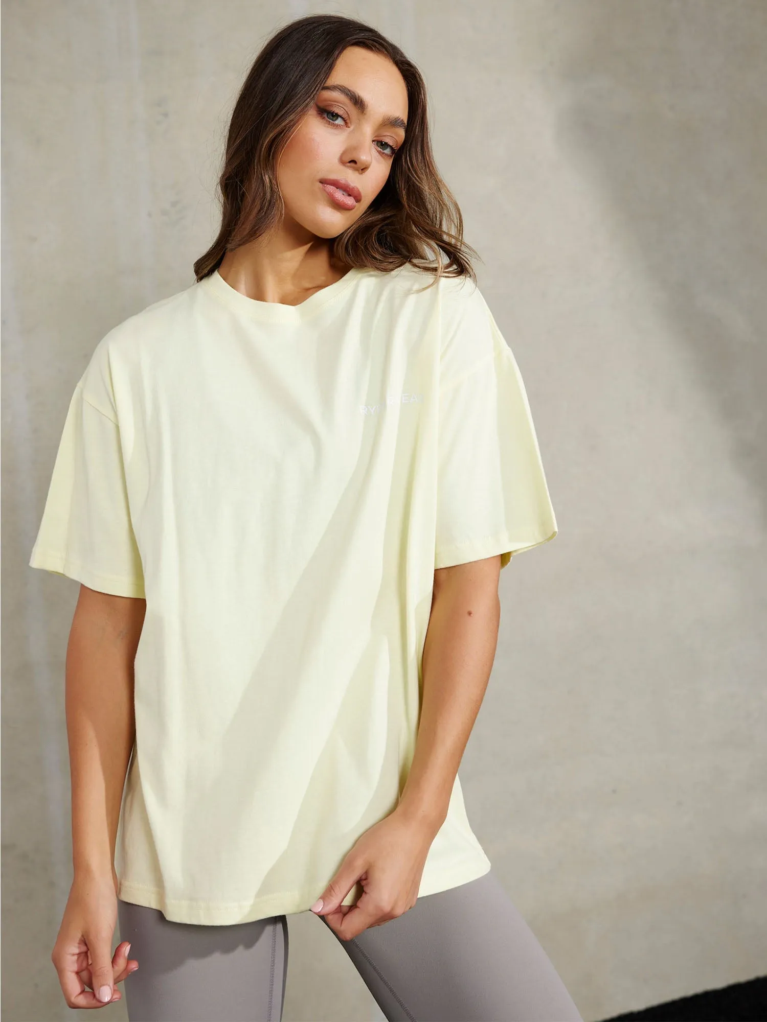 Embody Oversized T-Shirt - Lemon