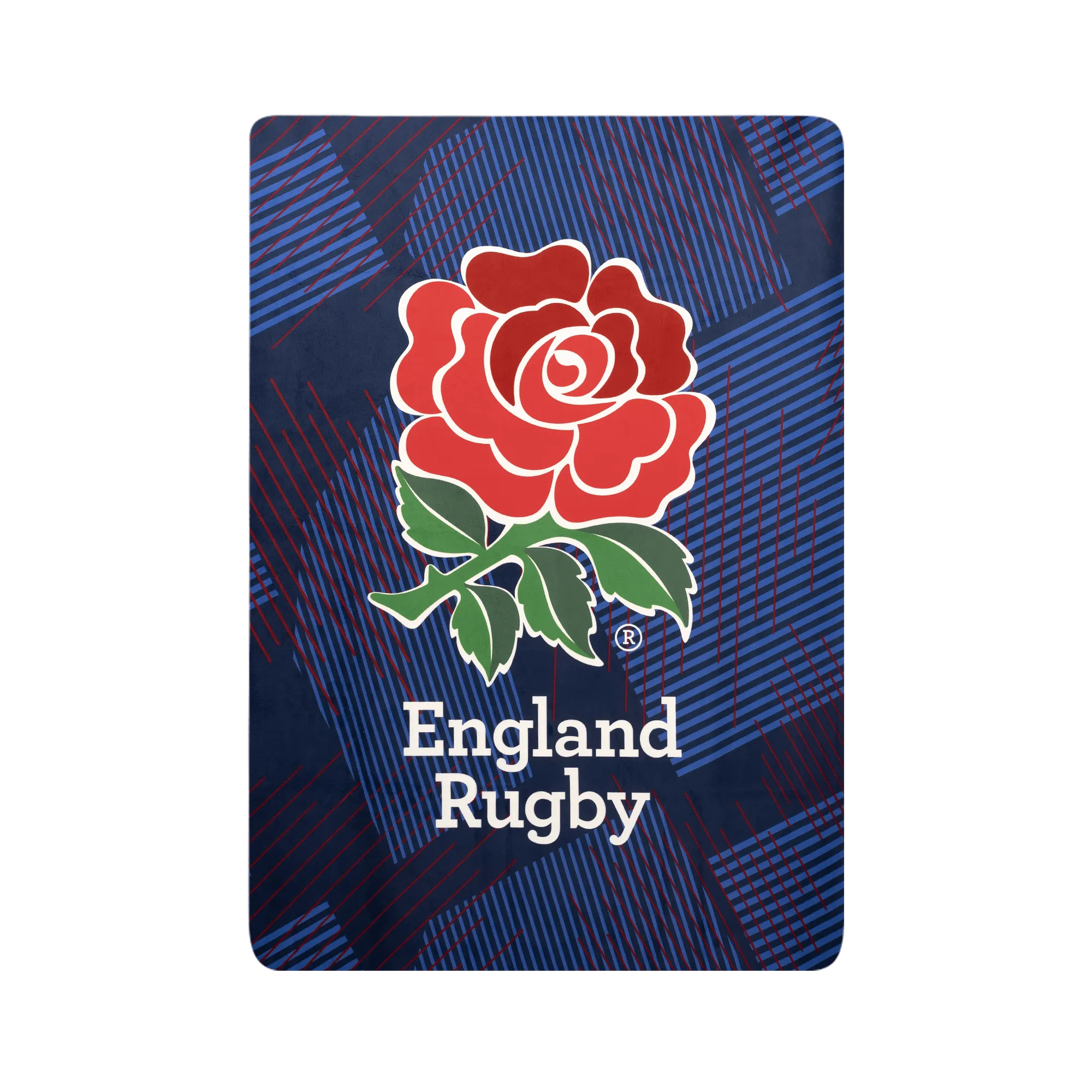 England Rugby Alternate - Rose - Luxury Sherpa Fleece Blanket