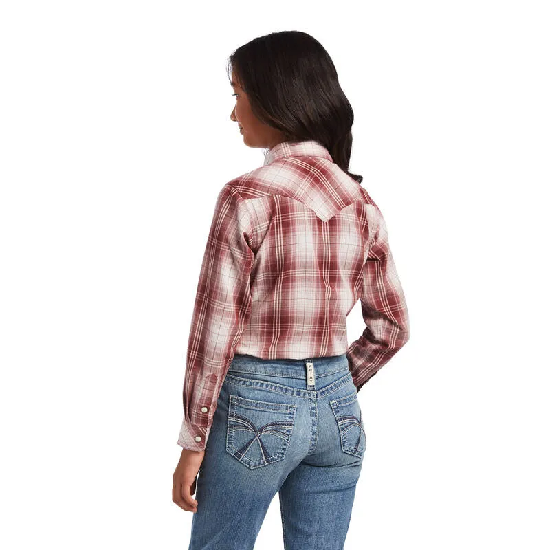 Girl's Ariat REAL Plaid Shirt