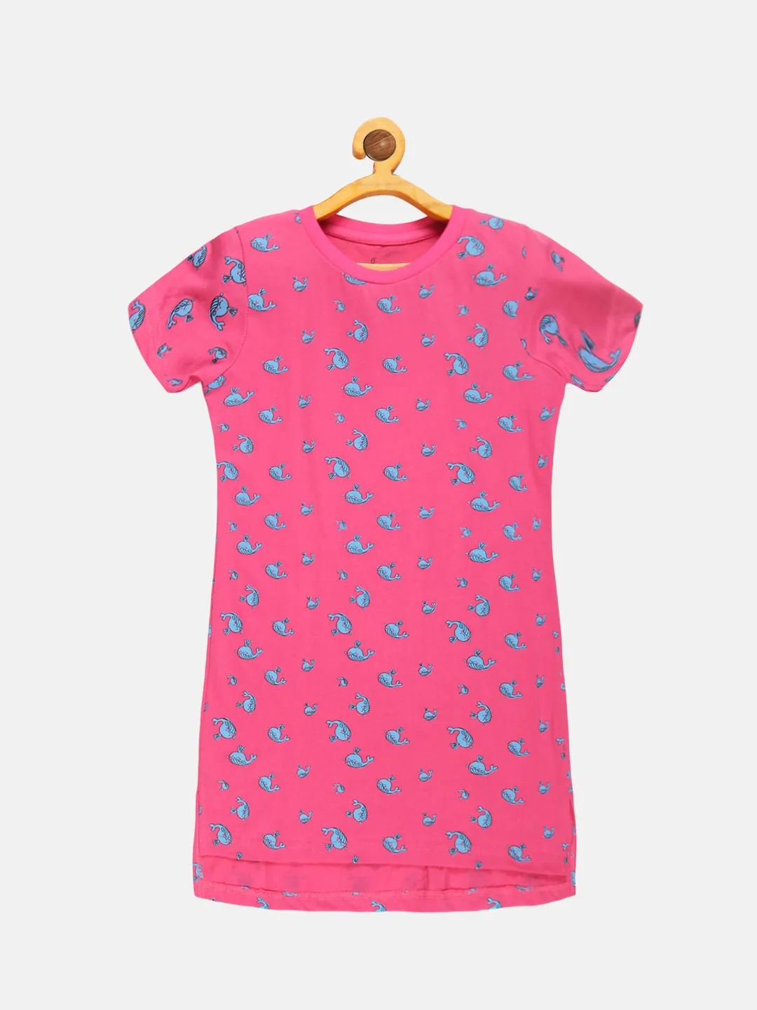 Girls Printed Night Dress