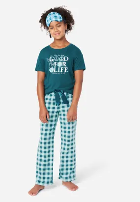 Graphic & Patterned Pajama Set