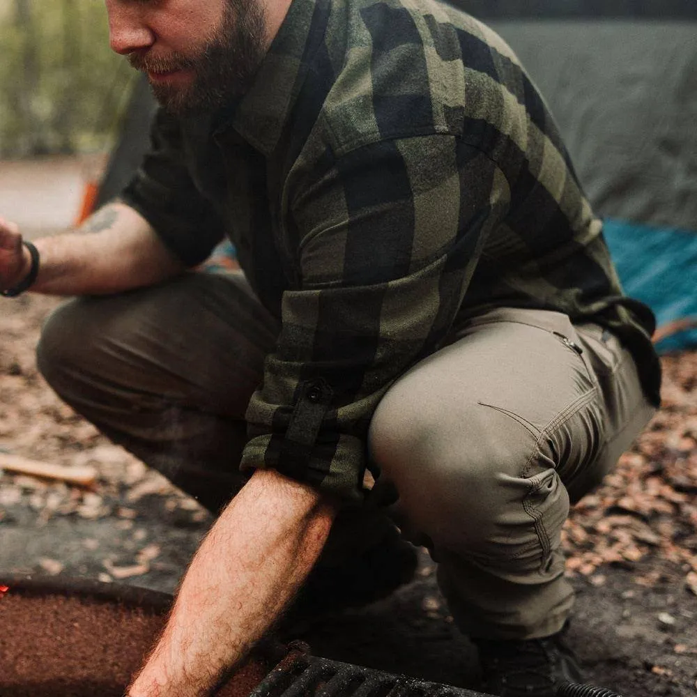 Green Plaid Flannel