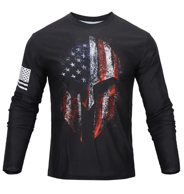 HELMET PRINTED LONG SLEEVE