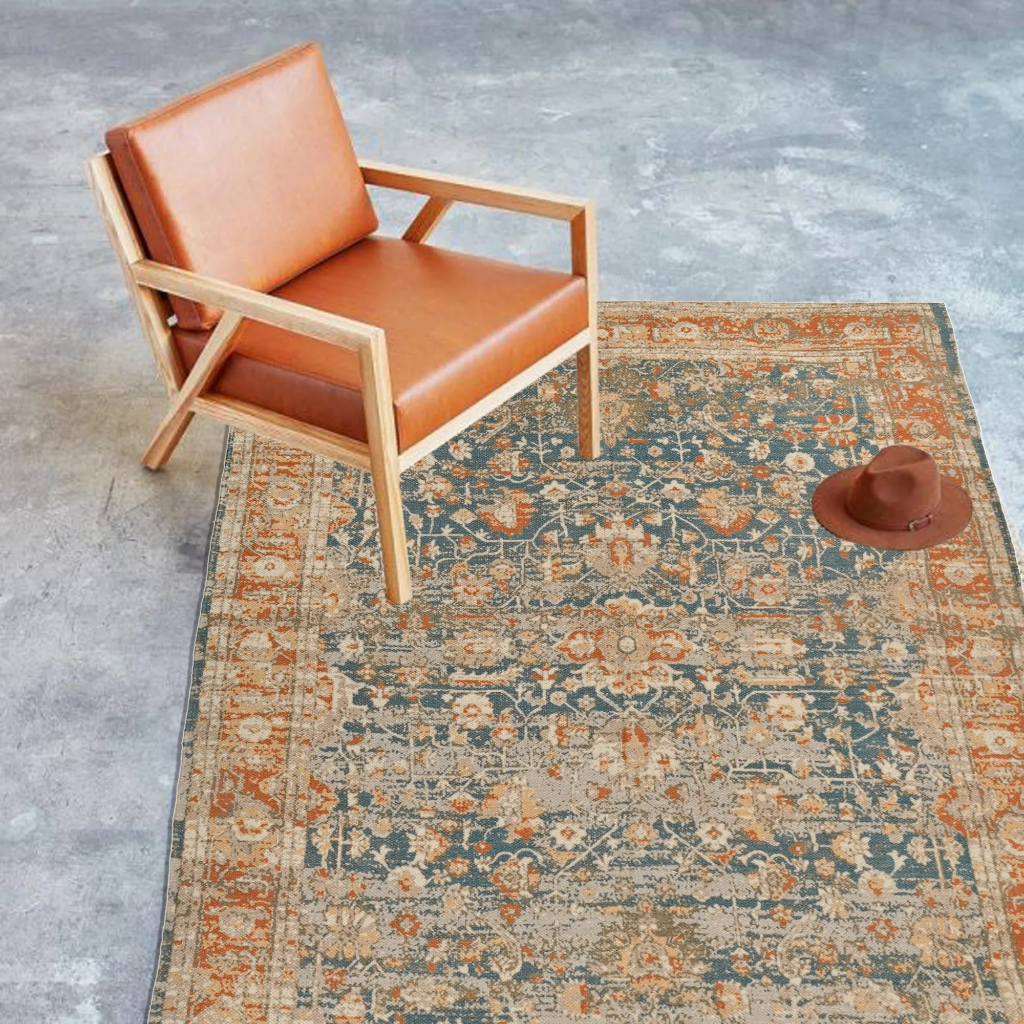 HERITAGE - PRINTED COTTON RUG