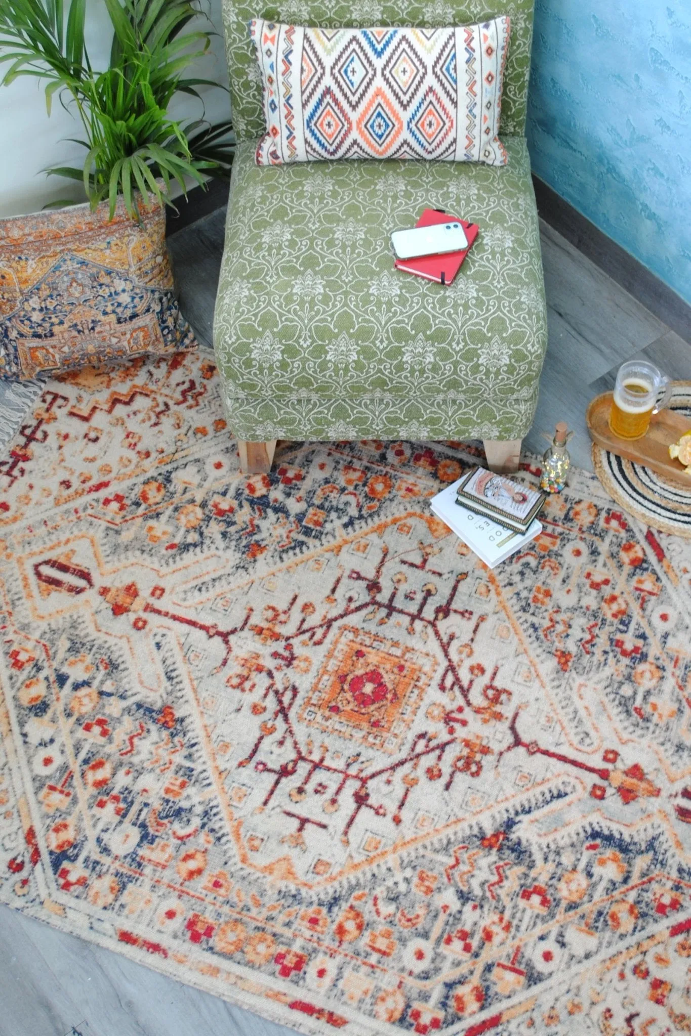 HYDRANGEA  - PRINTED RUG