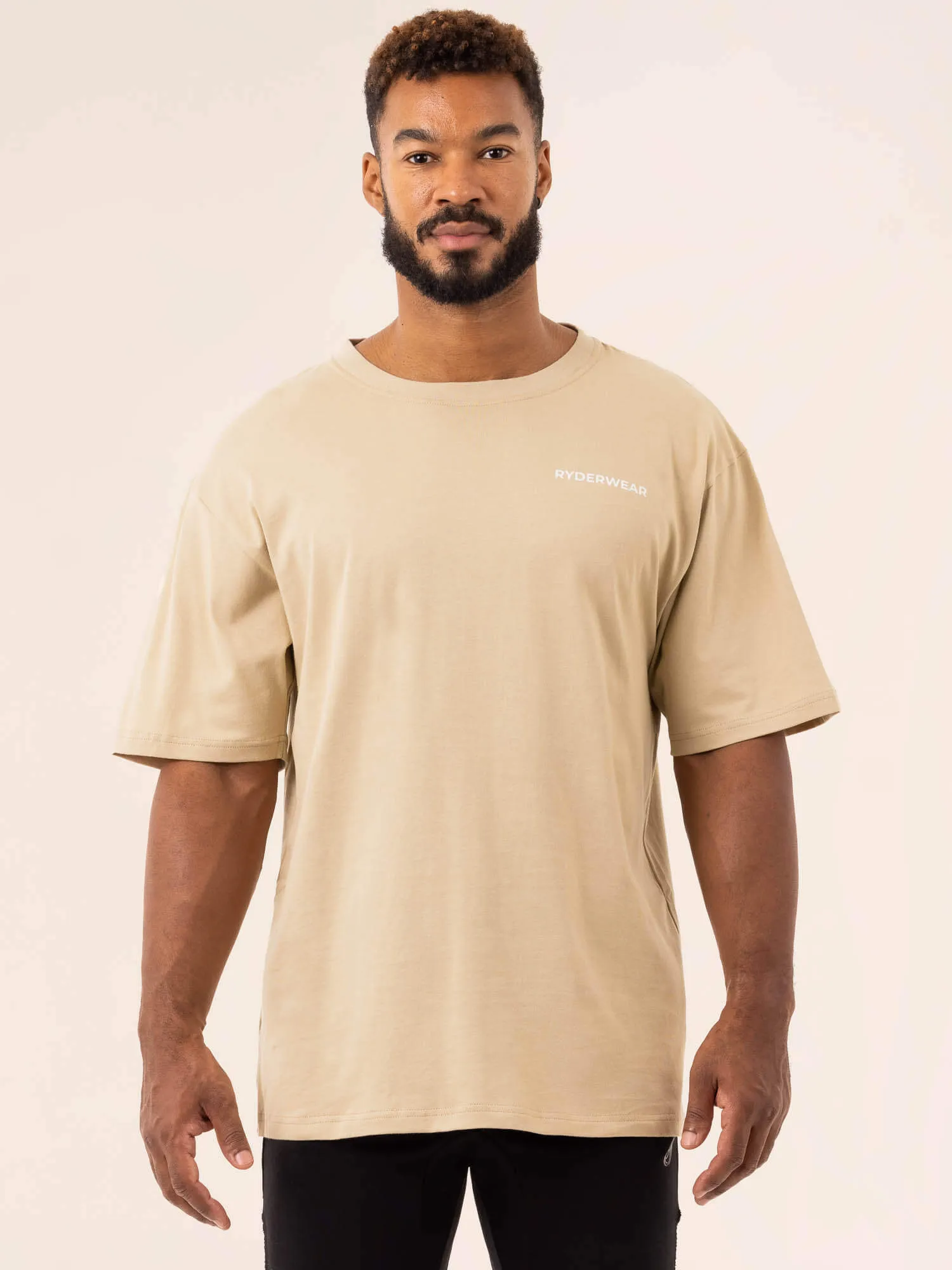 Industry Oversized T-Shirt - Sandstone