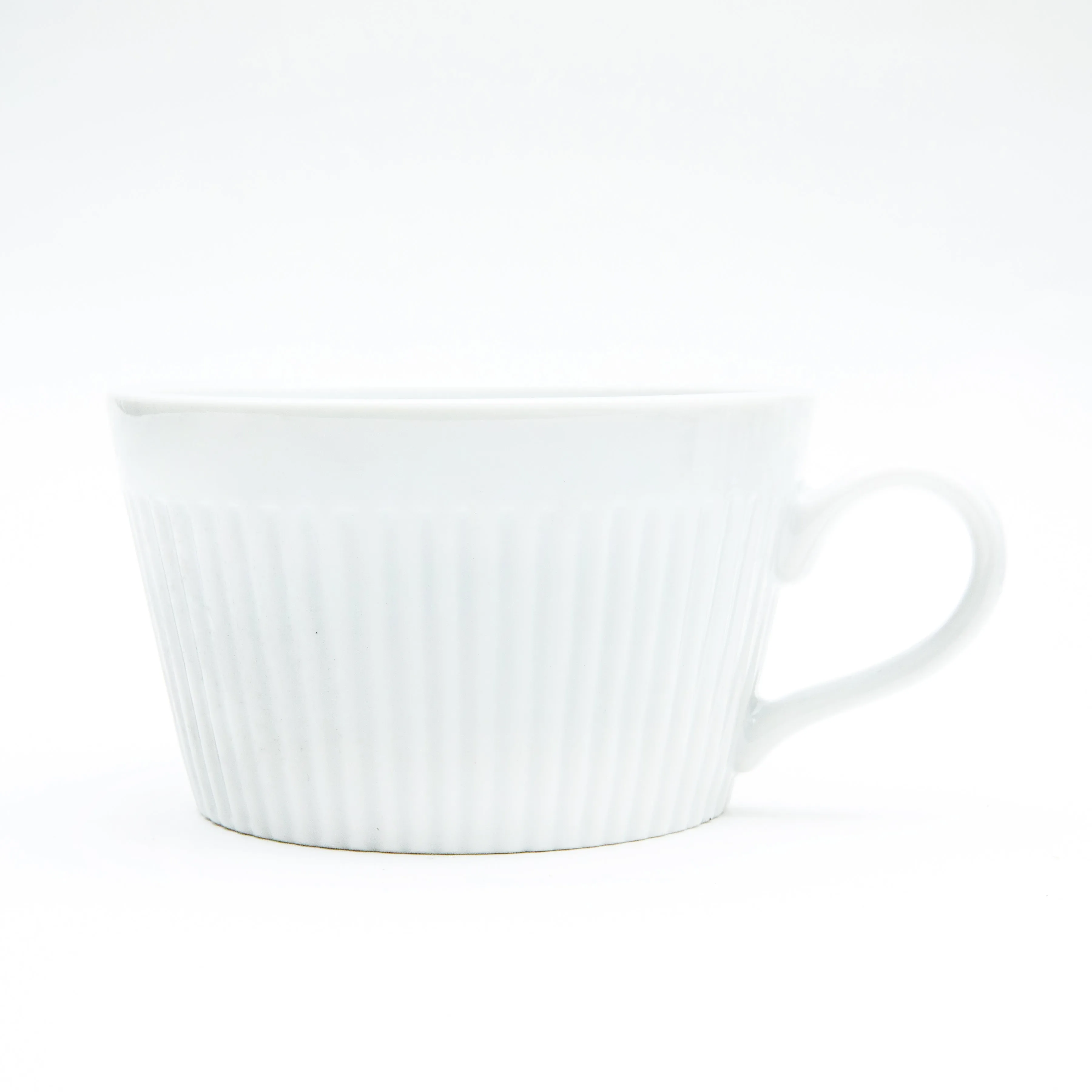 Japanese Plain White Soup Mug